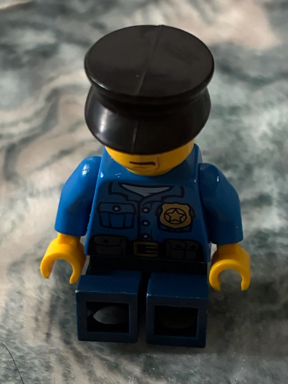 LEGO Police Officer Minifigure in Blue and Black